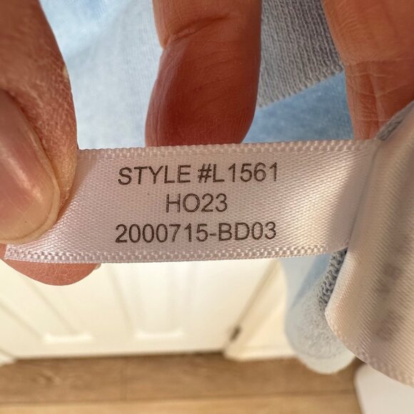 J.Crew Teddie Sweater Preppy Minimalist Cotton Powder Blue Women's‎ Large - Picture 8 of 8